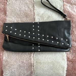 Black Wristlet with Rhinestones
